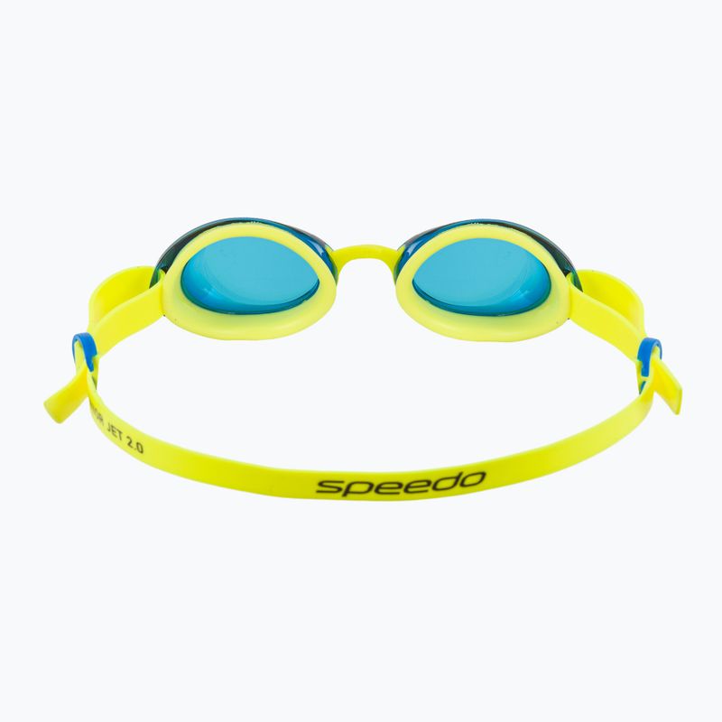 Окуляри для плавання дитячі Speedo Jet 2.0 empire yellow / neon blue 4