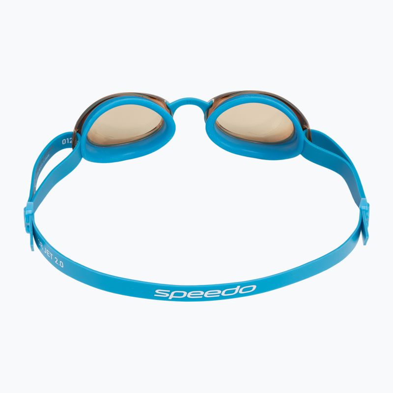 Окуляри для плавання дитячі Speedo Jet 2.0 azure blue / parrot 4