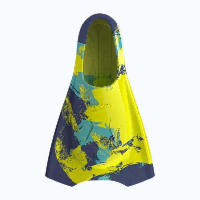 Ласти для плавання Speedo Short Blade hapuna blue/hyper yellow/arctic glass