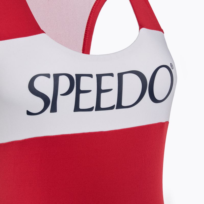 Купальник суцільний жіночий Speedo Colourblock Racerback high risk red 3