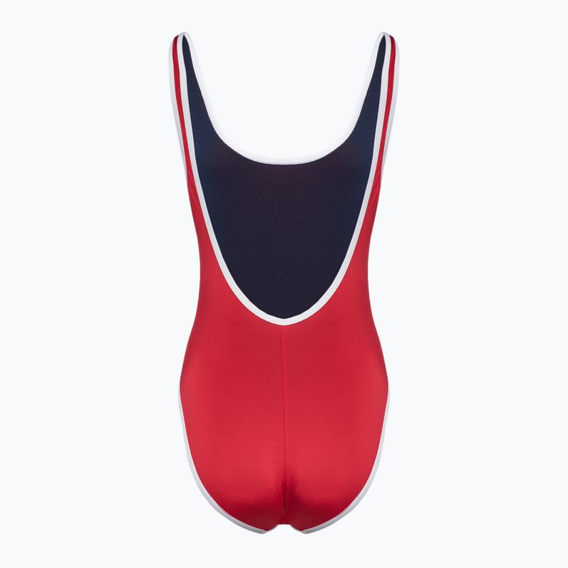 Купальник суцільний жіночий Speedo Solid Bound Scoop high risk red 2