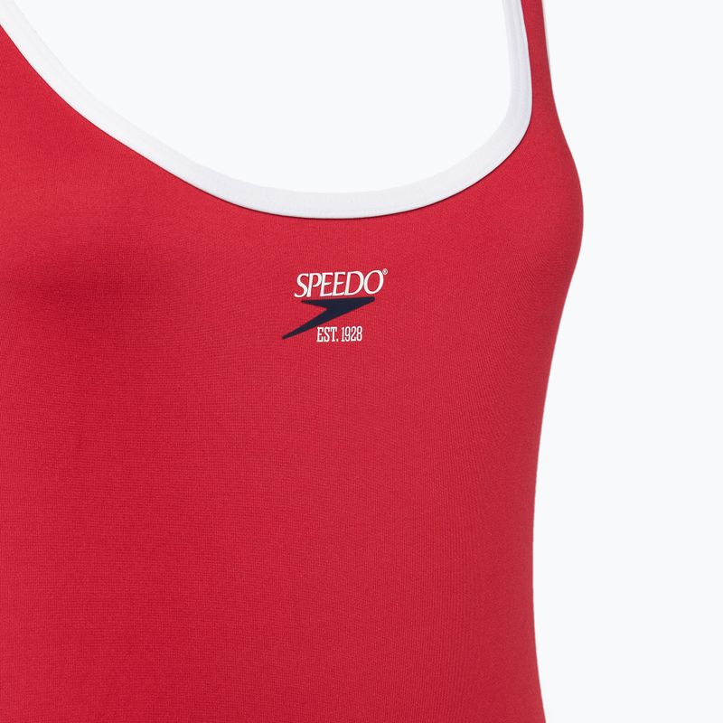 Купальник суцільний жіночий Speedo Solid Bound Scoop high risk red 3