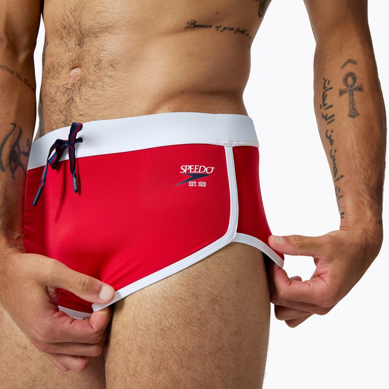 Плавки чоловічі Speedo Jetstream Retro Logo Brief high risk red 4