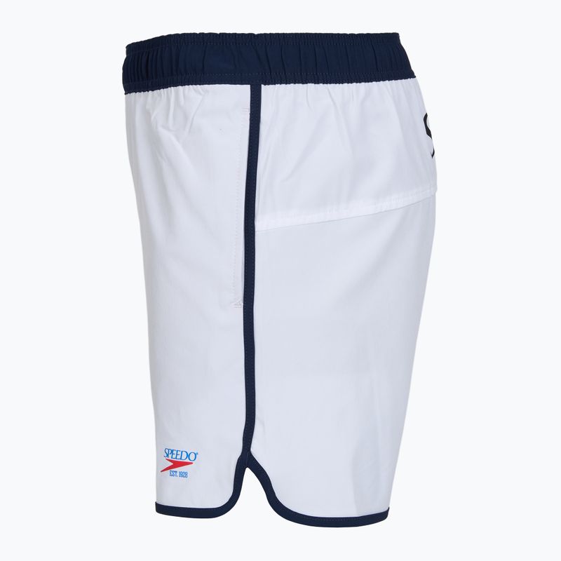 Чоловічі плавальні шорти Speedo Jetstream Retro Logo Volley 16" білі 3