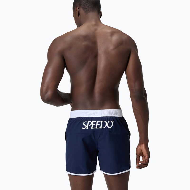 Шорти для плавання чоловічі Speedo Jetstream Retro Logo Volley 16" peacoat 6
