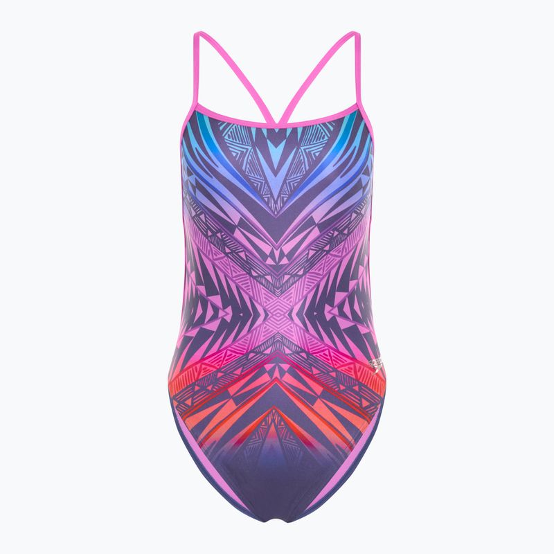 Купальник суцільний жіночий Speedo Placement Digital Vback balance blend/hapuna blue