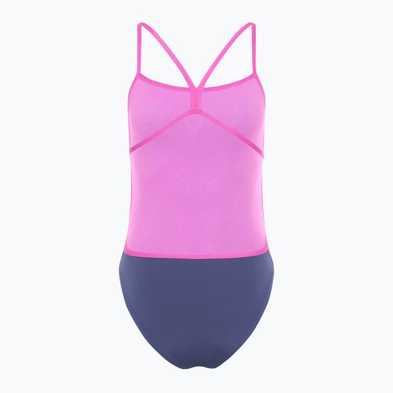 Купальник суцільний жіночий Speedo Placement Digital Vback balance blend/hapuna blue 2