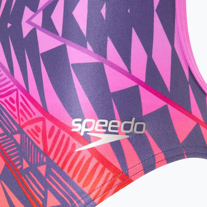 Купальник суцільний жіночий Speedo Placement Digital Vback balance blend/hapuna blue 3
