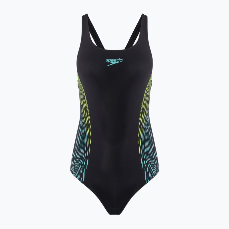 Купальник суцільний Speedo Placement Muscleback hyper yellow