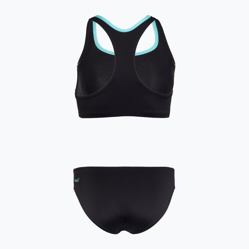 Купальник роздільний жіночий Speedo Placement hyper yellow 2