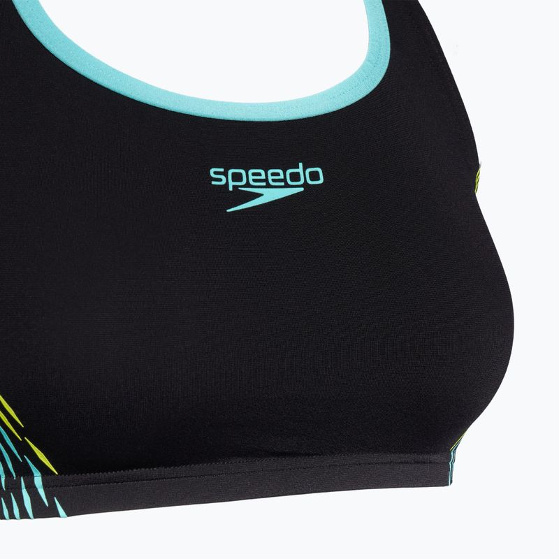 Купальник роздільний жіночий Speedo Placement hyper yellow 3