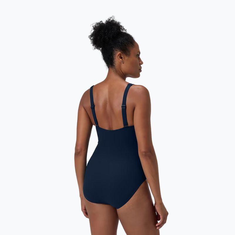 Купальник суцільний жіночий Speedo Shaping Printed LunaElustre One pieces true navy/berry 3