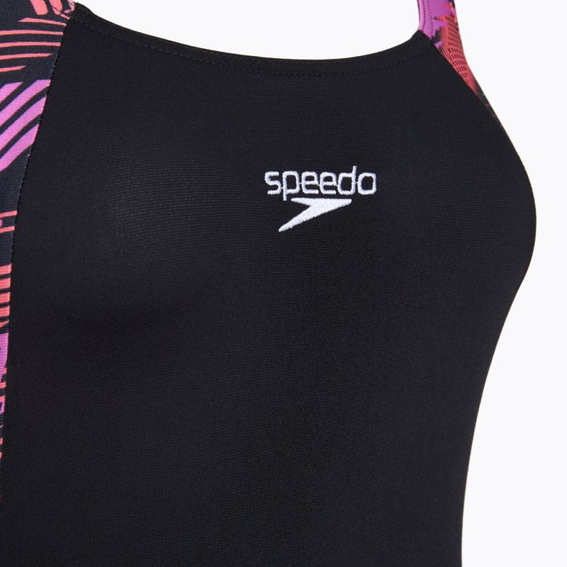 Купальник суцільний жіночий Speedo HyperBoom Splice Muscleback neon violet 3