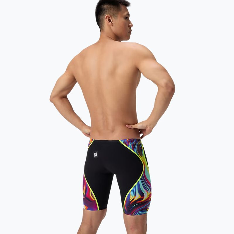 Джамери чоловічі Speedo Fastskin LZR Intent 2.0 Jammer black/molten blur/hyper yellow 3