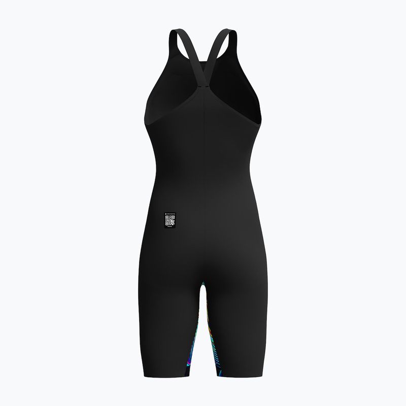 Купальник суцільний жіночий Speedo Fastskin LZR Pure Valor 2.0 Closedback Kneeskin black/molten blur 2