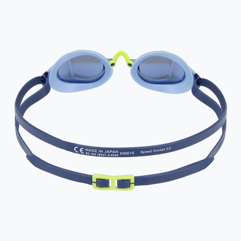 Окуляри для плавання Speedo Fastskin Speedsocket 2 Mirror sugar blue / celeste / iris mirror 4