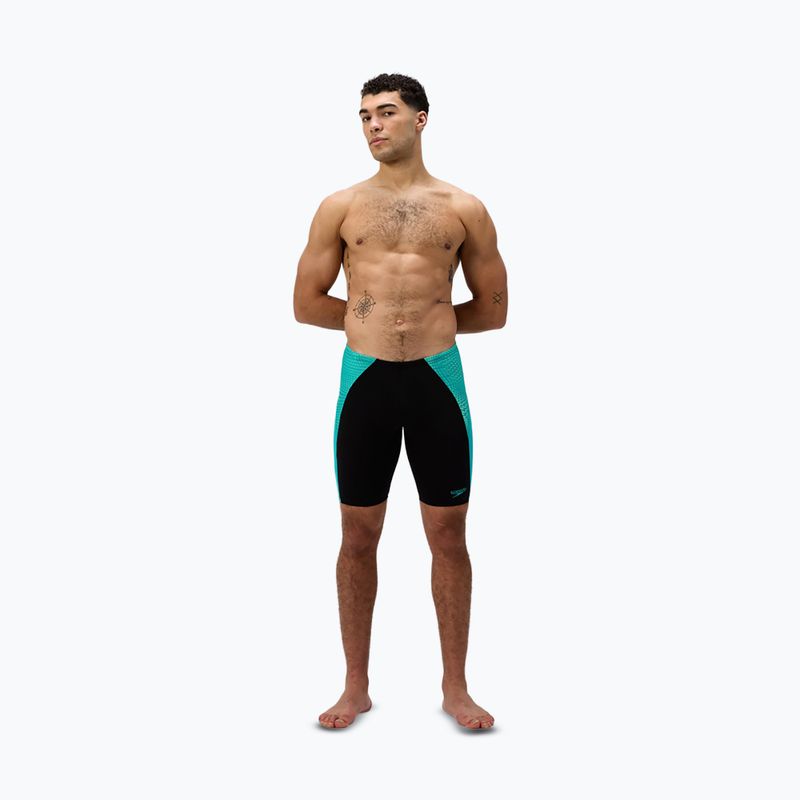 Плавки чоловічі Speedo Endurance+ MAX Splice Jammer black/turquoise gem 2