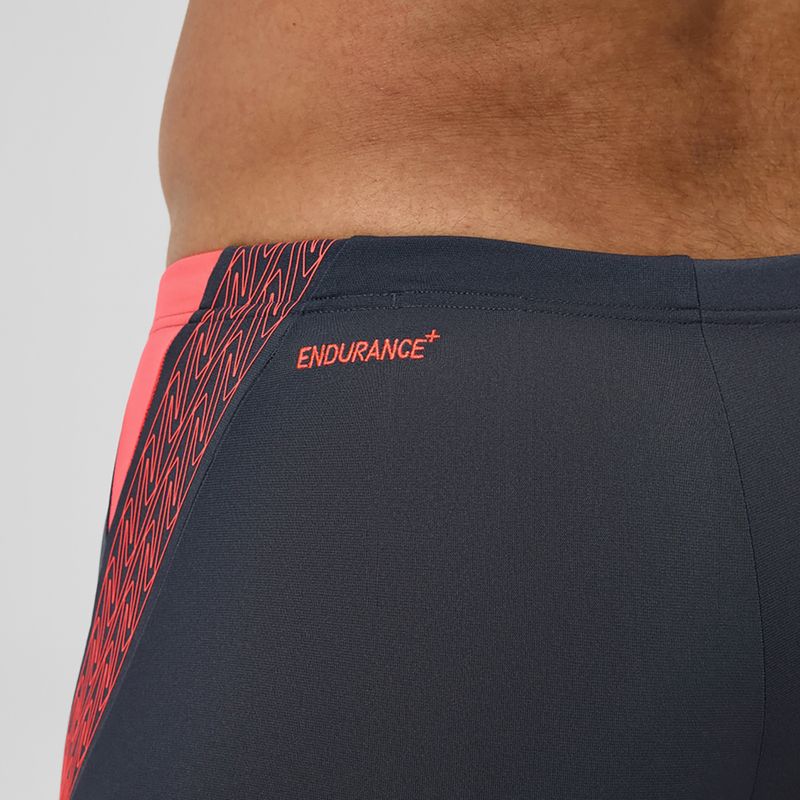 Плавки чоловічі Speedo Hyper Boom Splice grey lead/neon coral 7