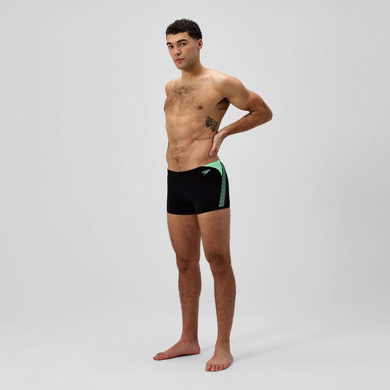 Плавки чоловічі Speedo Hyper Boom Splice black/alfalfa green 2