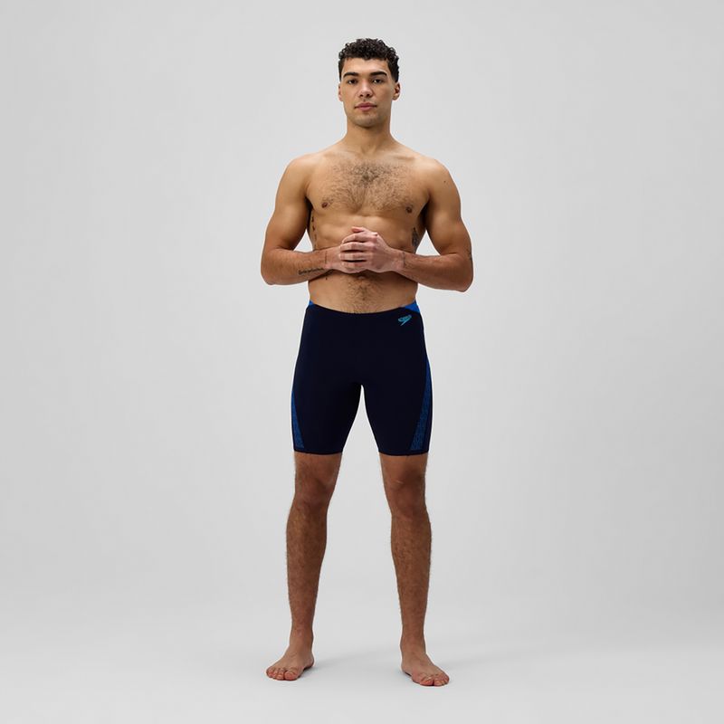 Плавки чоловічі Speedo Hyper Boom Splice grey lead/neon coral 2