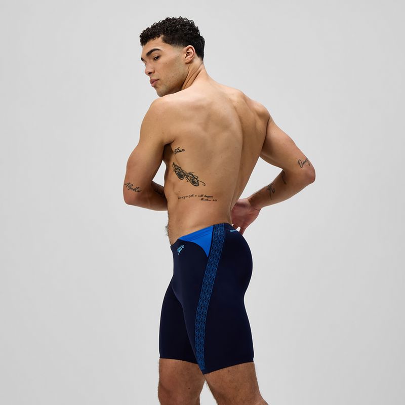 Плавки чоловічі Speedo Hyper Boom Splice grey lead/neon coral 4