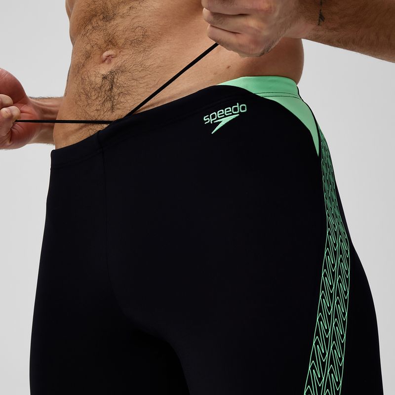 Плавки чоловічі Speedo Hyper Boom Splice black/alfalfa green 6