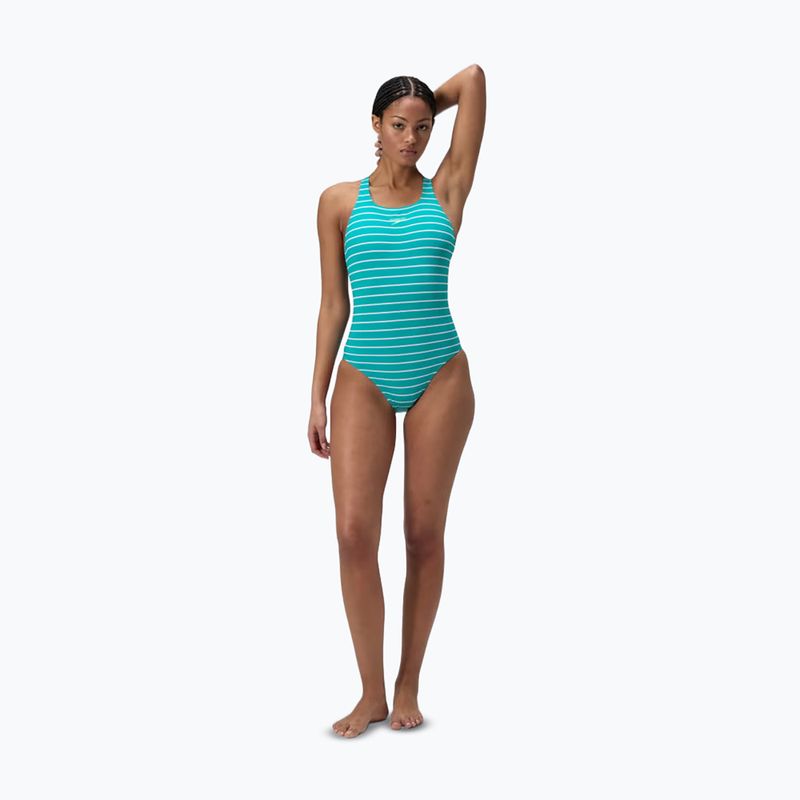 Купальник суцільний жіночий Speedo Eco Endurance+ Printed Medalist turquoise gem 2