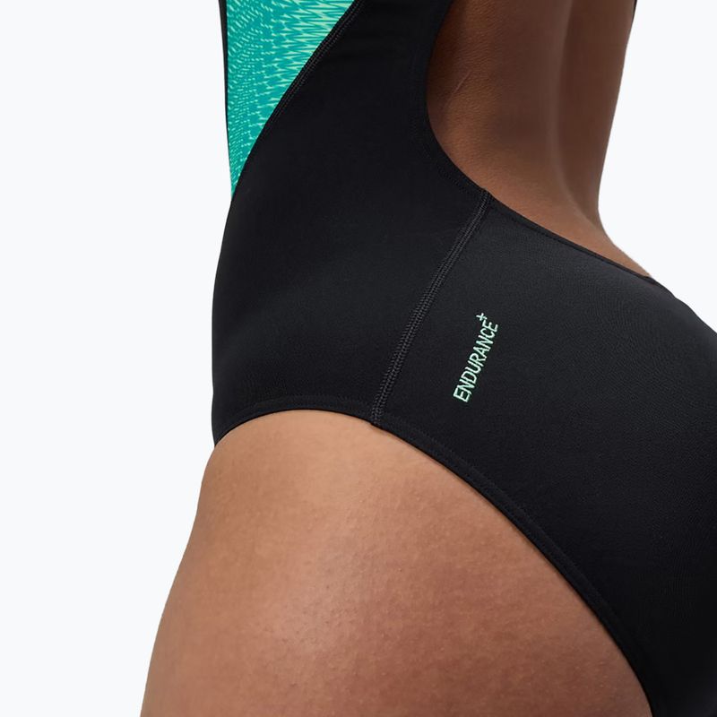 Купальник суцільний жіночий Speedo Placement Laneback turquoise gem 7