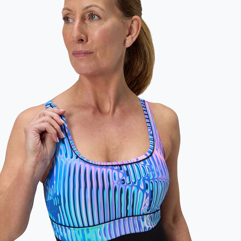 Купальник суцільний жіночі Speedo Shaping Contour Eclipse Printed indigo glow 5