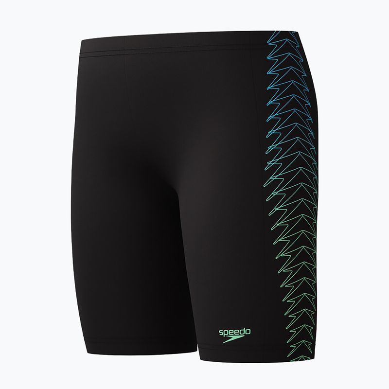 Джамери дитячі Speedo Plastisol Placement Jammer black/alfalfa green 3