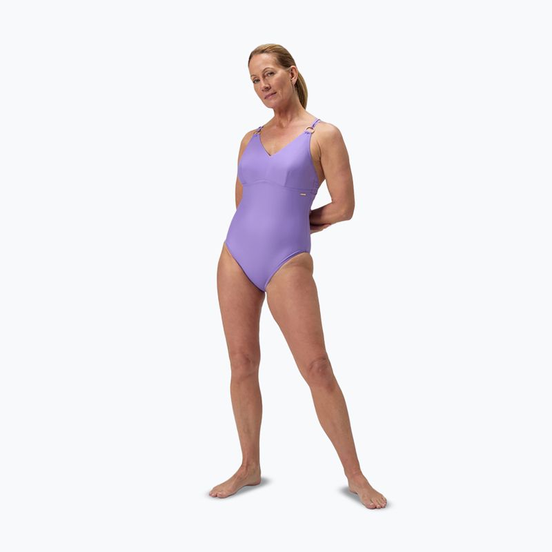 Купальник суцільний жіночий Speedo Shaping Strappy purple mist 2