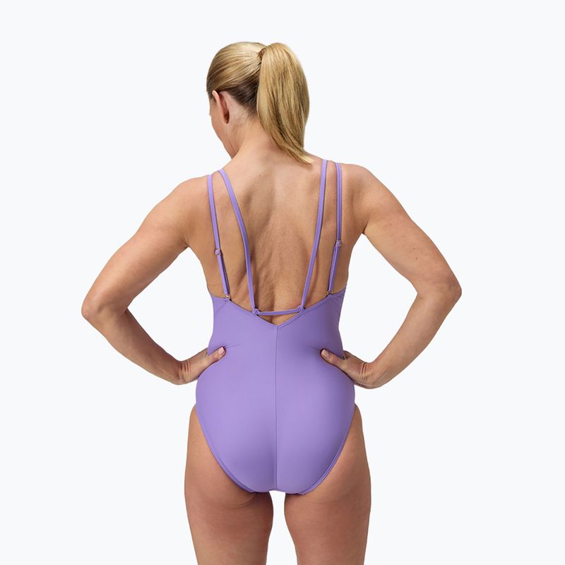Купальник суцільний жіночий Speedo Shaping Strappy purple mist 3
