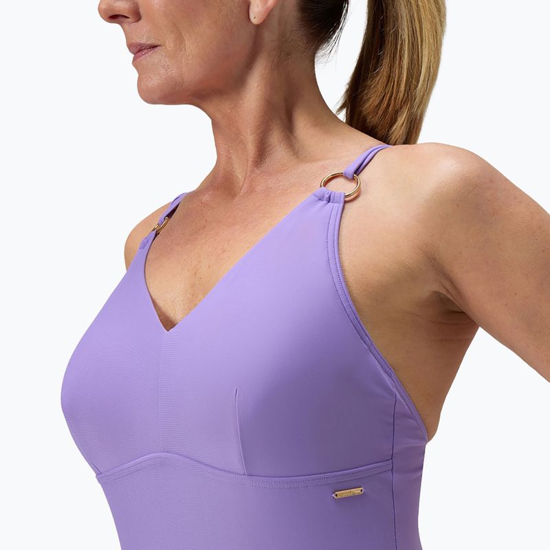 Купальник суцільний жіночий Speedo Shaping Strappy purple mist 5