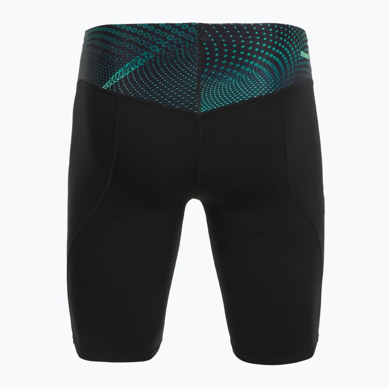Плавки чоловічі Speedo Endurance+ Max Compression Jammer black/turquoise gem 2