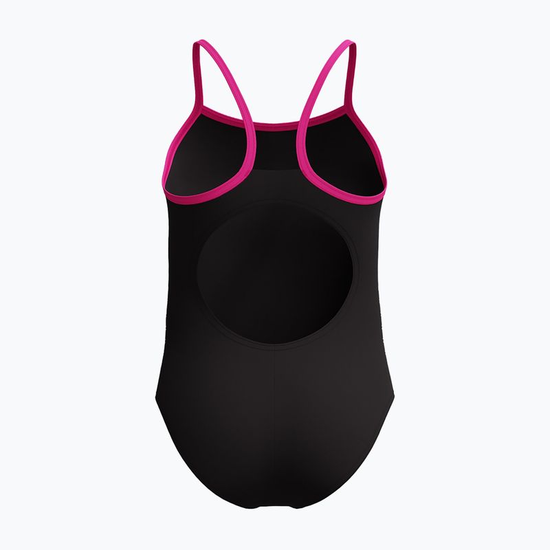 Купальник суцільний дитячий Speedo Platisol Placement Thinstrap Muscleback flare pink 2
