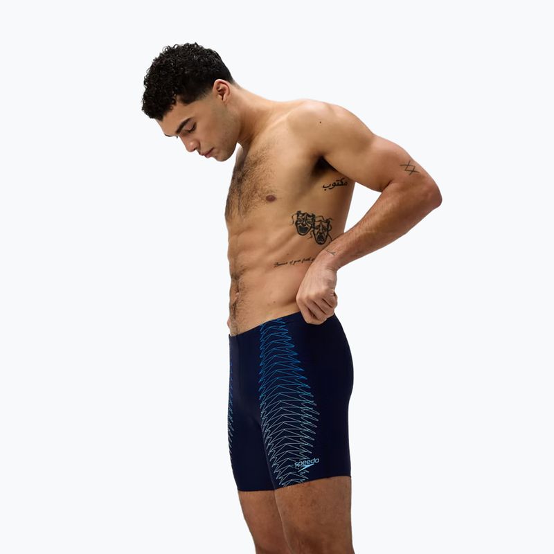 Джамери чоловічі Speedo Duo Logo Print Mid Jammer navy/sugar blue 4