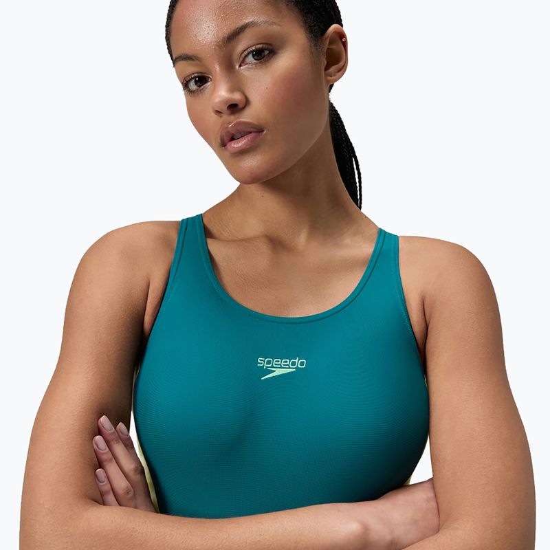 Купальник суцільний жіночі Speedo Colourblock 2.0 deep emerald 5