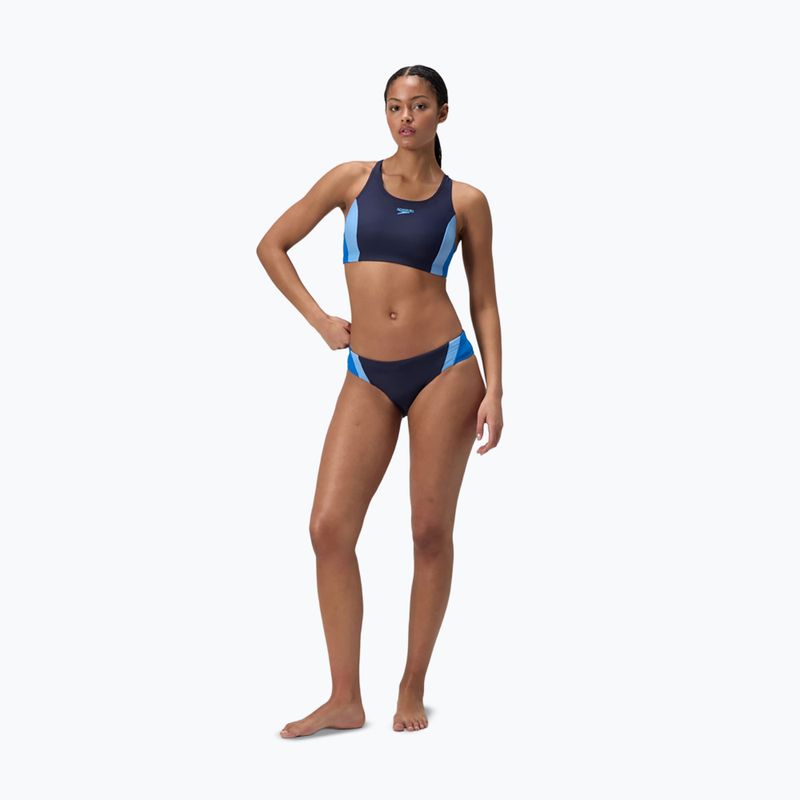 Жіночий купальник з двох частин Speedo Colourblock Splice 2.0 lagoon blue/celeste 2