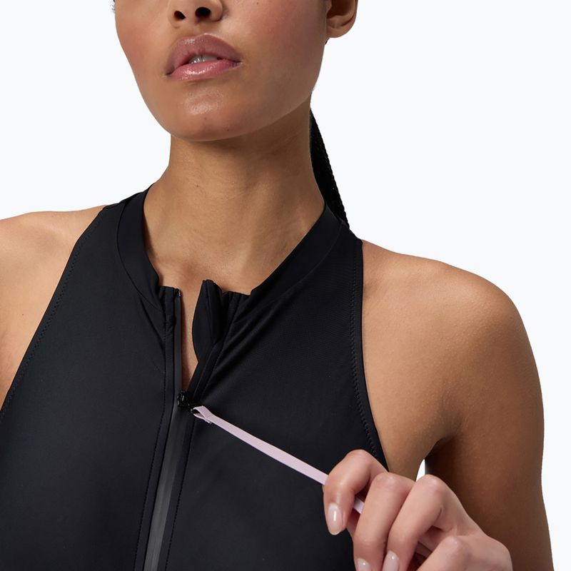 Купальник суцільний жіночий Speedo Zip Colorblock anthracite 6