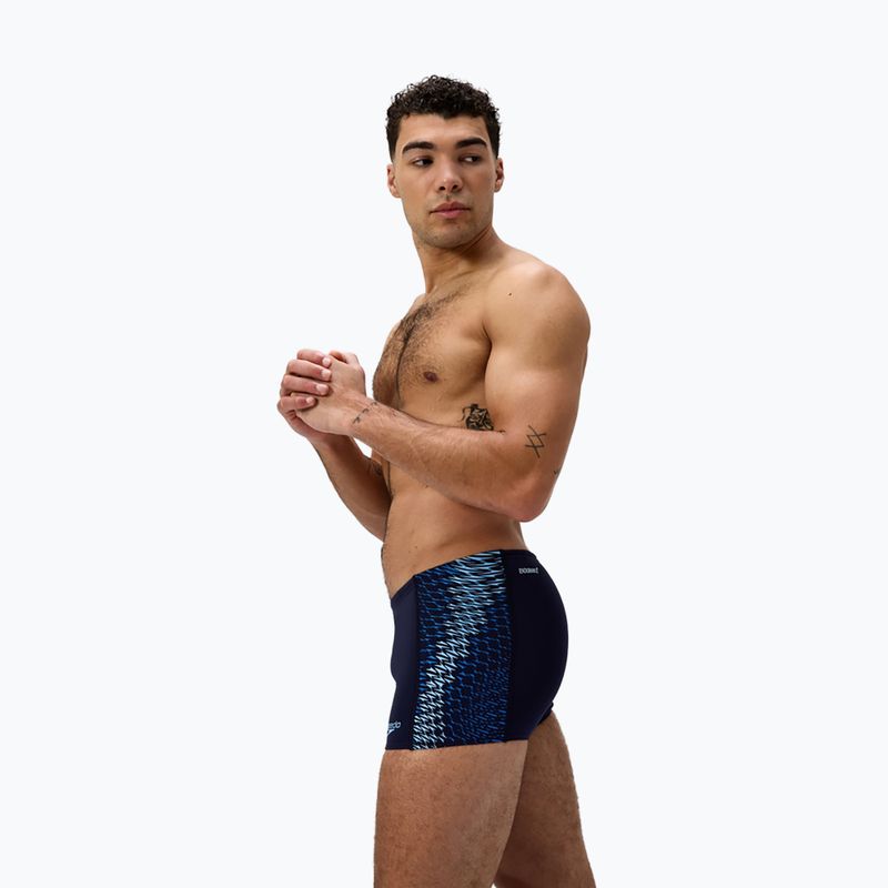 Плавки чоловічі Speedo Endurance+ Tech Panel Aquashort navy/sugar blue 4