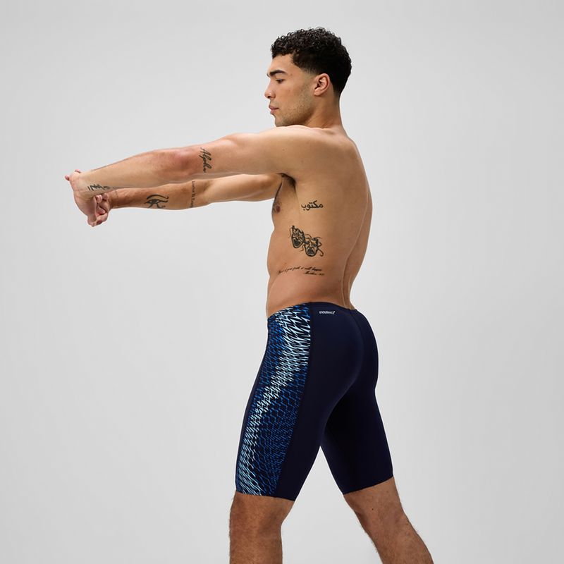 Плавки чоловічі Speedo Endurance+ Tech Panel Jammer navy/sugar blue 4