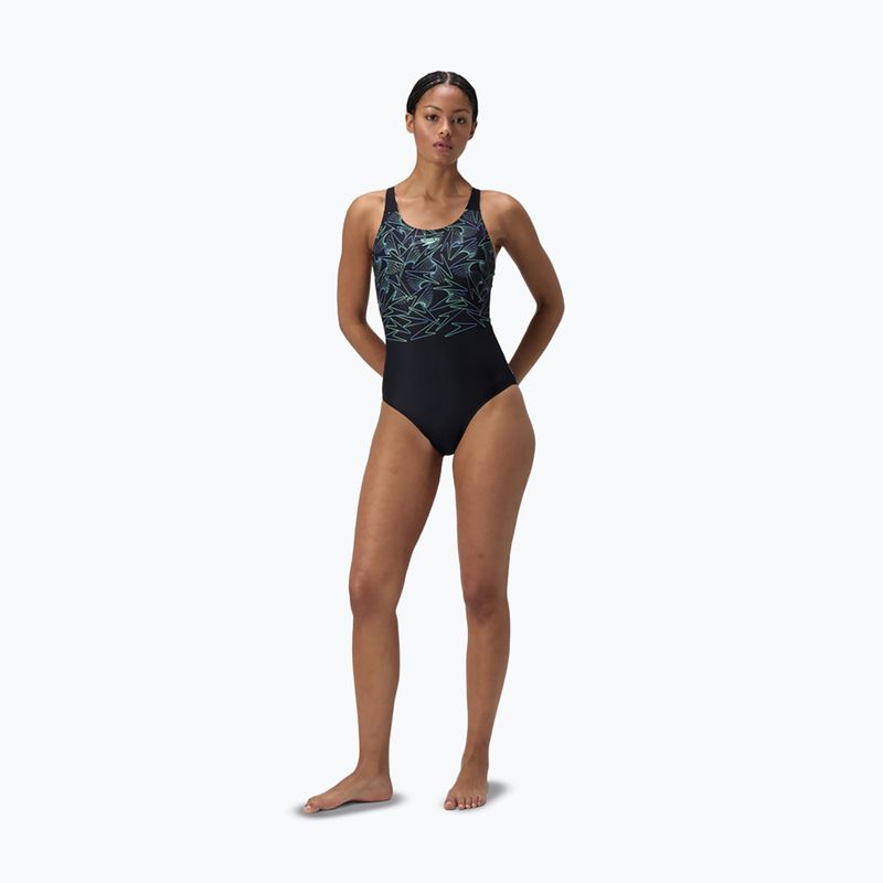 Купальник суцільний жіночий Speedo HyperBoom Placement Muscleback alfalfa green 2