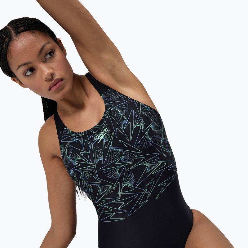 Купальник суцільний жіночий Speedo HyperBoom Placement Muscleback alfalfa green 5