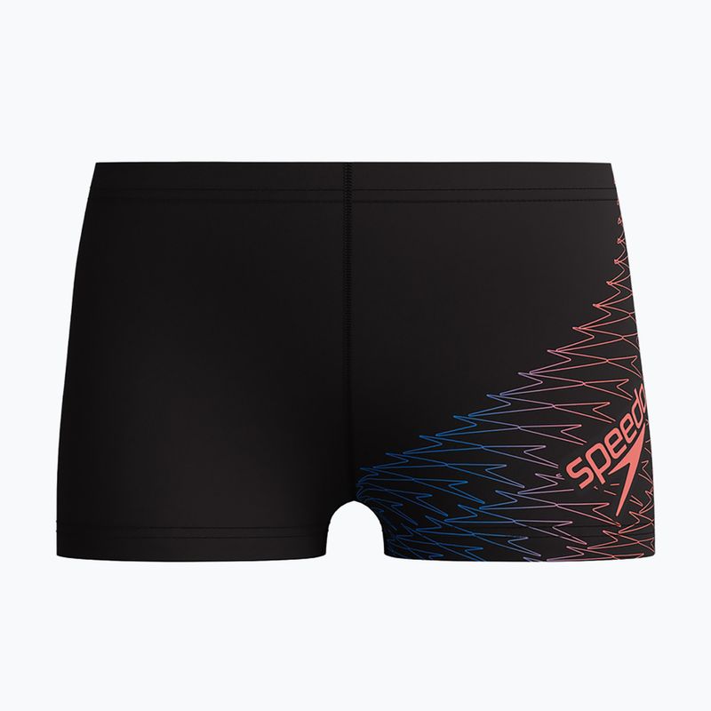 Плавки дитячі Speedo Medley Logo Aquashort anthracite/neon coral