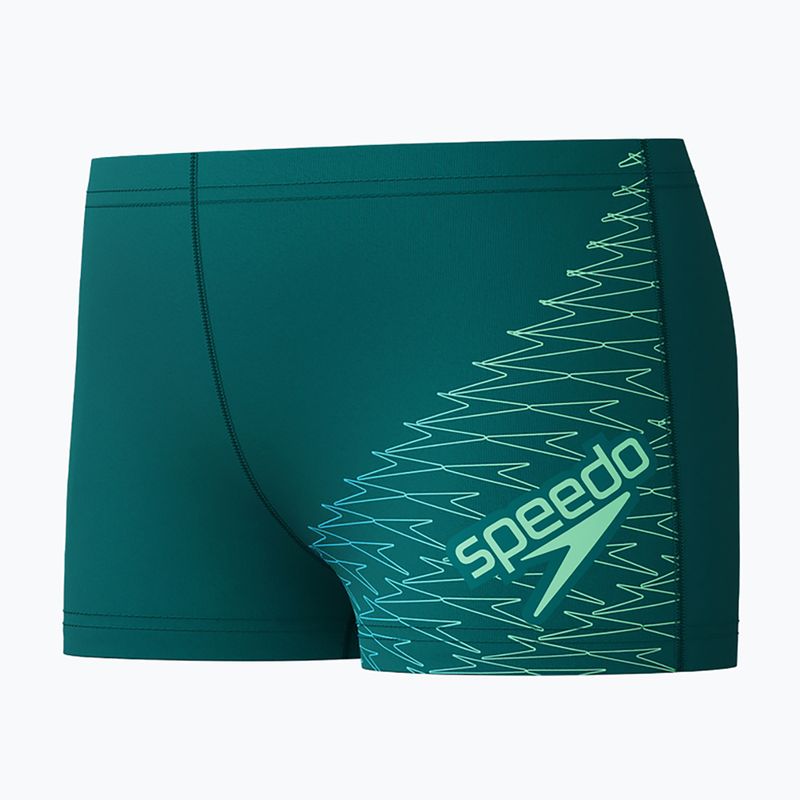 Плавки дитячі Speedo Medley Logo Aquashort deep emerald/alfalfa green 3