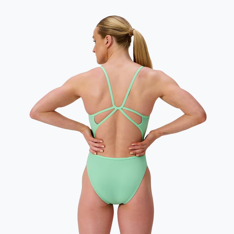 Купальник суцільний жіночий Speedo FL Solid Web Back alfalfa green 2