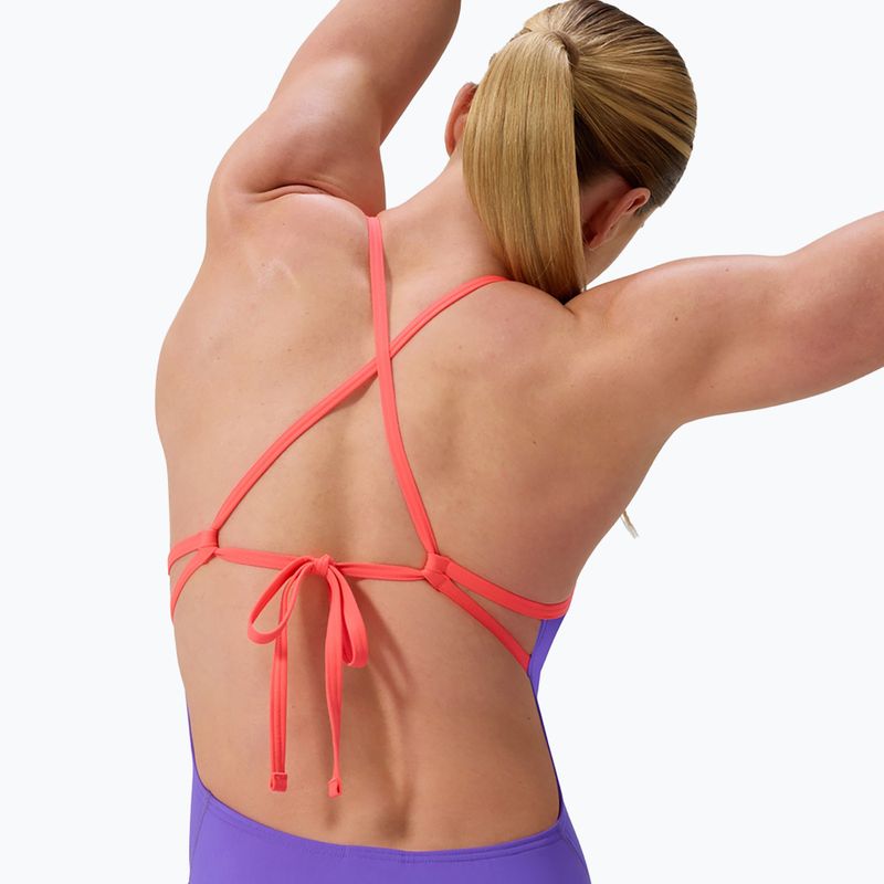 Купальник суцільний жіночий Speedo FL Solid Tie Back indigo glow/picton blue 5