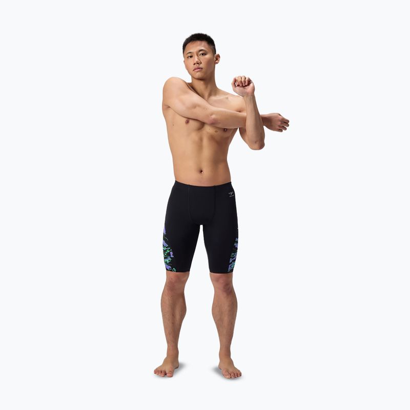 Плавки чоловічі Speedo ML Printed Side Spliced gloral glitch/black 2