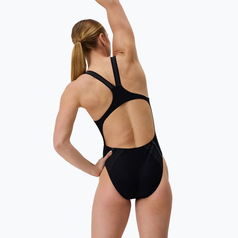 Купальник суцільний жіночий Speedo Printed Performance Back black 2