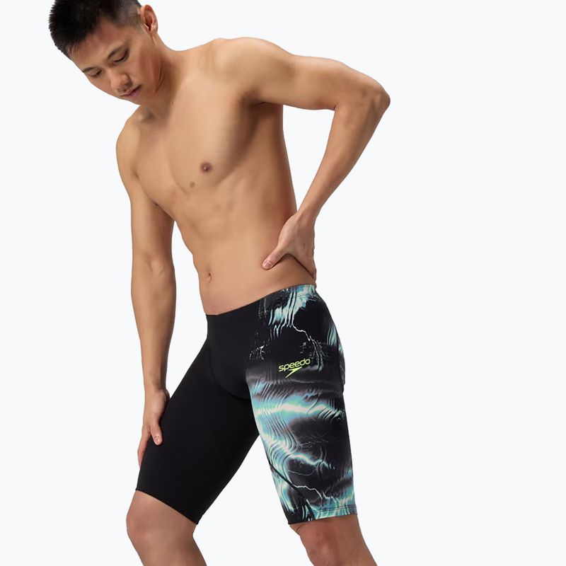 Плавки чоловічі Speedo Fastskin LZR Ignite Jammer electro static/black 4